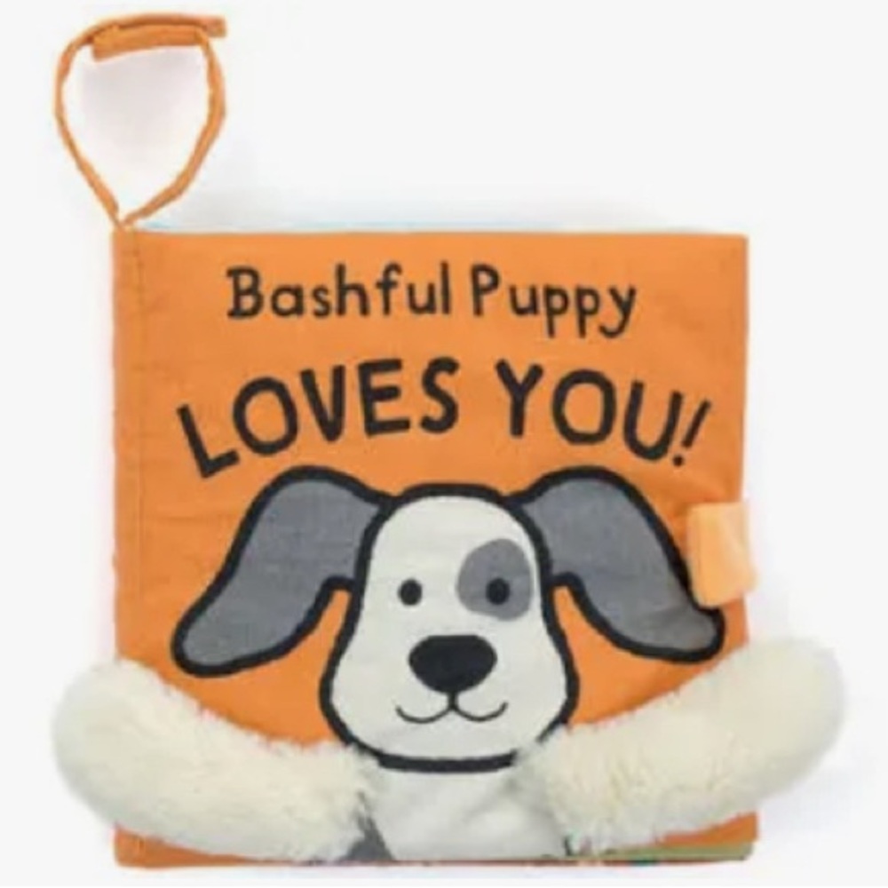 Jellycat Orange Bashful Puppy Book
